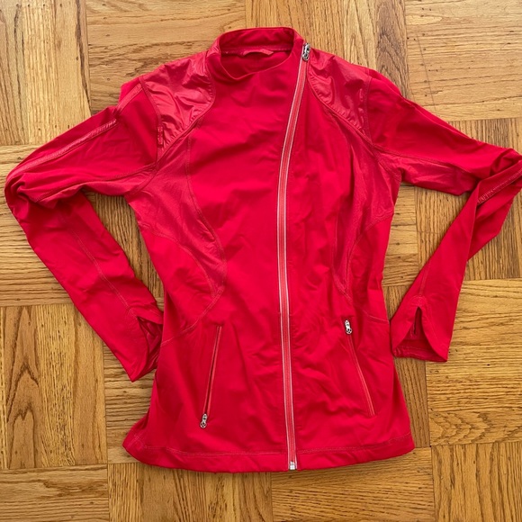 lululemon athletica Tops - Lululemon red zip jacket